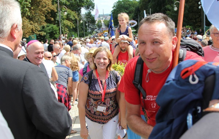 Powitanie 28. Pielgrzymki Cieszyńskiej na Jasnej Górze - 2019