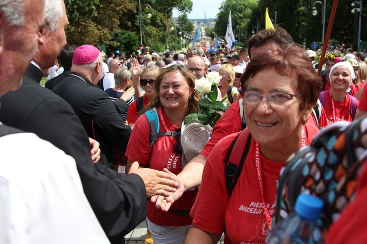 Powitanie 28. Pielgrzymki Cieszyńskiej na Jasnej Górze - 2019