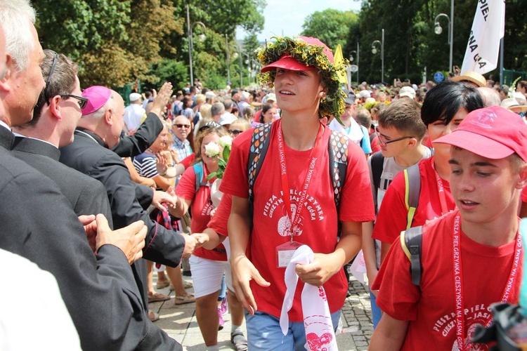 Powitanie 28. Pielgrzymki Cieszyńskiej na Jasnej Górze - 2019