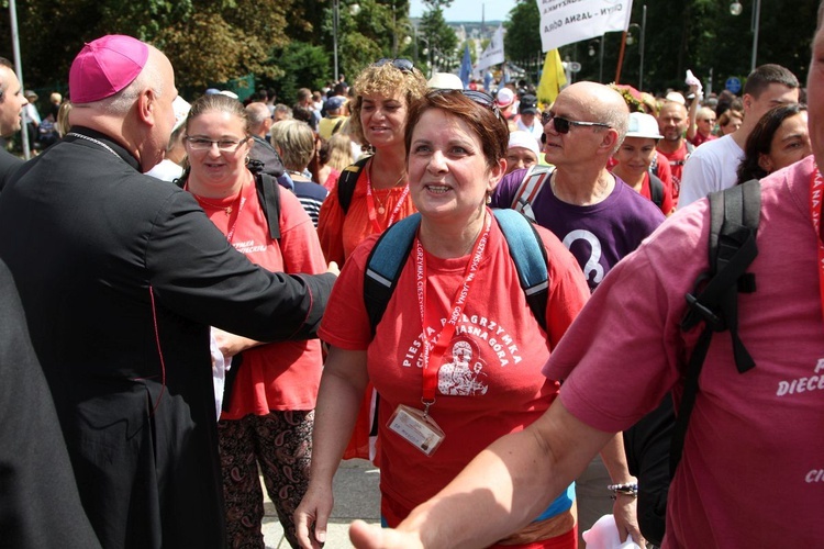 Powitanie 28. Pielgrzymki Cieszyńskiej na Jasnej Górze - 2019