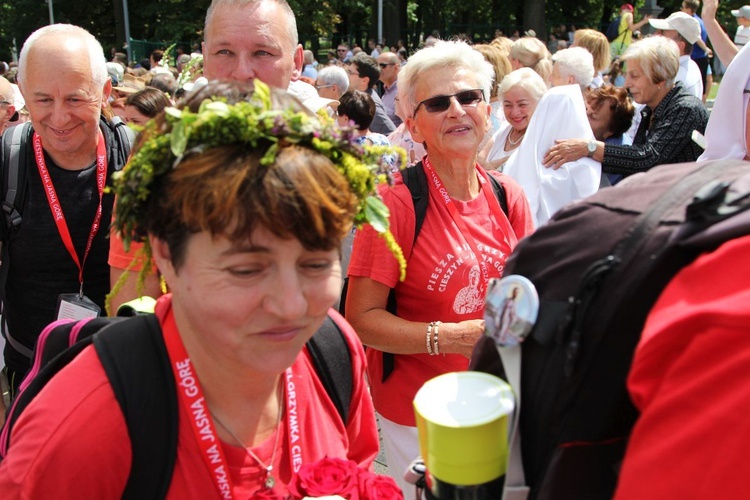 Powitanie 28. Pielgrzymki Cieszyńskiej na Jasnej Górze - 2019