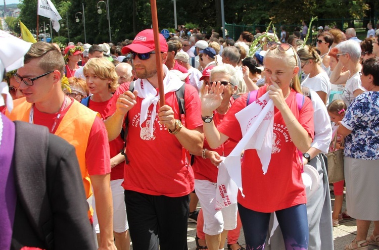 Powitanie 28. Pielgrzymki Cieszyńskiej na Jasnej Górze - 2019