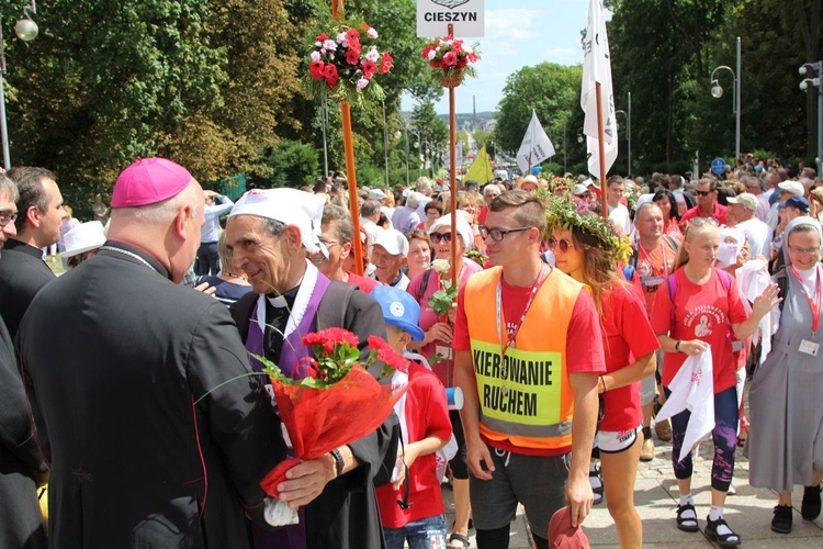 Powitanie 28. Pielgrzymki Cieszyńskiej na Jasnej Górze - 2019