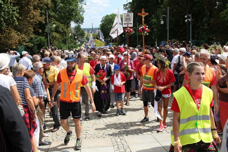 Powitanie 28. Pielgrzymki Cieszyńskiej na Jasnej Górze - 2019