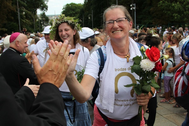 Powitanie 18. Pielgrzymki Czechowickiej na Jasnej Górze - 2019