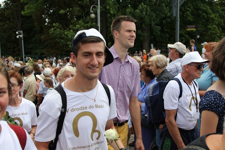 Powitanie 18. Pielgrzymki Czechowickiej na Jasnej Górze - 2019