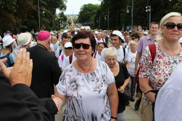 Powitanie 18. Pielgrzymki Czechowickiej na Jasnej Górze - 2019