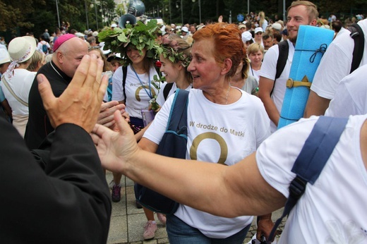 Powitanie 18. Pielgrzymki Czechowickiej na Jasnej Górze - 2019