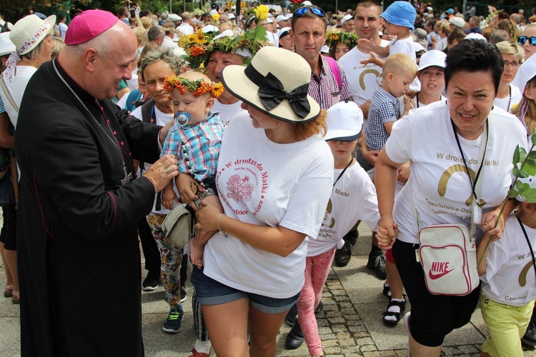 Powitanie 18. Pielgrzymki Czechowickiej na Jasnej Górze - 2019