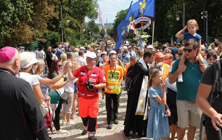 Powitanie 18. Pielgrzymki Czechowickiej na Jasnej Górze - 2019