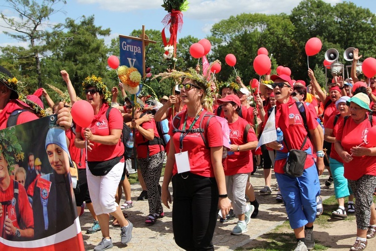 Powitanie 36. Pielgrzymki Oświęcimskiej na Jasnej Górze - 2019 - cz. 2