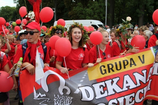 Powitanie 36. Pielgrzymki Oświęcimskiej na Jasnej Górze - 2019 - cz. 2