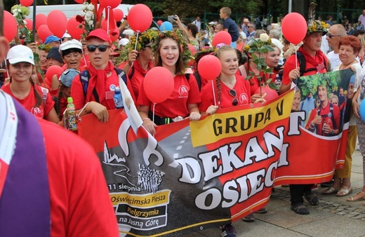 Powitanie 36. Pielgrzymki Oświęcimskiej na Jasnej Górze - 2019 - cz. 2
