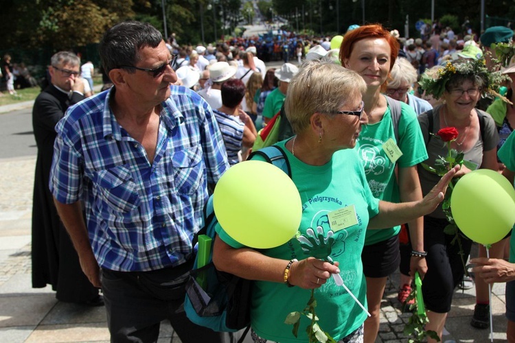 Powitanie 36. Pielgrzymki Oświęcimskiej na Jasnej Górze - 2019 - cz. 1