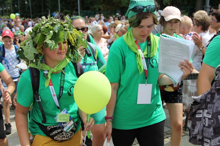 Powitanie 36. Pielgrzymki Oświęcimskiej na Jasnej Górze - 2019 - cz. 1