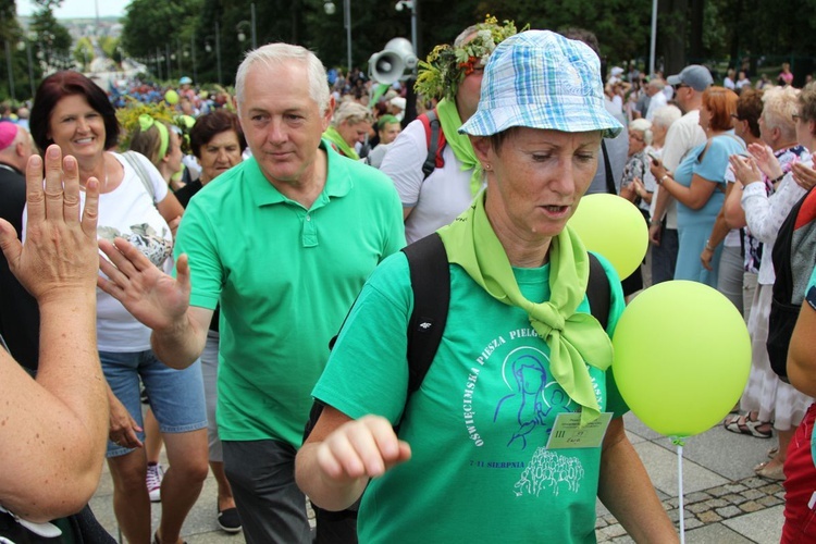 Powitanie 36. Pielgrzymki Oświęcimskiej na Jasnej Górze - 2019 - cz. 1