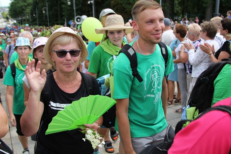 Powitanie 36. Pielgrzymki Oświęcimskiej na Jasnej Górze - 2019 - cz. 1