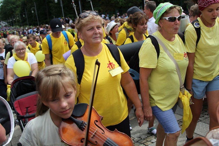 Powitanie 36. Pielgrzymki Oświęcimskiej na Jasnej Górze - 2019 - cz. 1