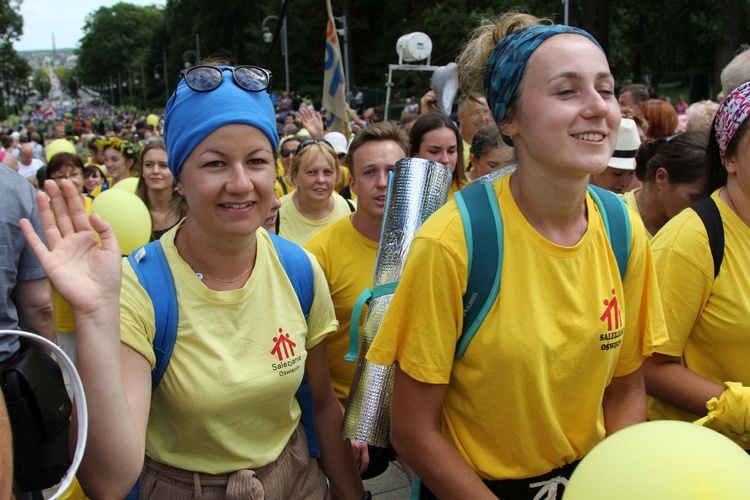 Powitanie 36. Pielgrzymki Oświęcimskiej na Jasnej Górze - 2019 - cz. 1