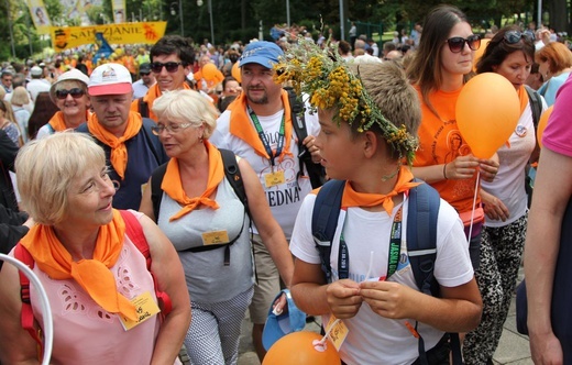 Powitanie 36. Pielgrzymki Oświęcimskiej na Jasnej Górze - 2019 - cz. 1