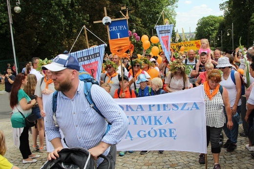 Powitanie 36. Pielgrzymki Oświęcimskiej na Jasnej Górze - 2019 - cz. 1