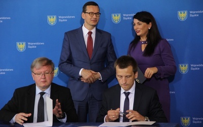 Premier Morawiecki o drodze "kluczowej dla rozwoju południowej części województwa"