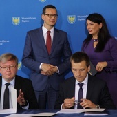 Premier Morawiecki o drodze "kluczowej dla rozwoju południowej części województwa"