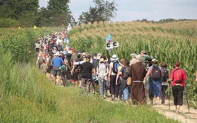 ▲	Pielgrzymowanie to również możliwość podziwiania  Bożego stworzenia.