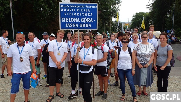 Zakończenie pieszej pielgrzyki na Jasnej Górze