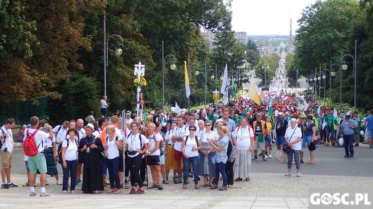 Zakończenie pieszej pielgrzyki na Jasnej Górze