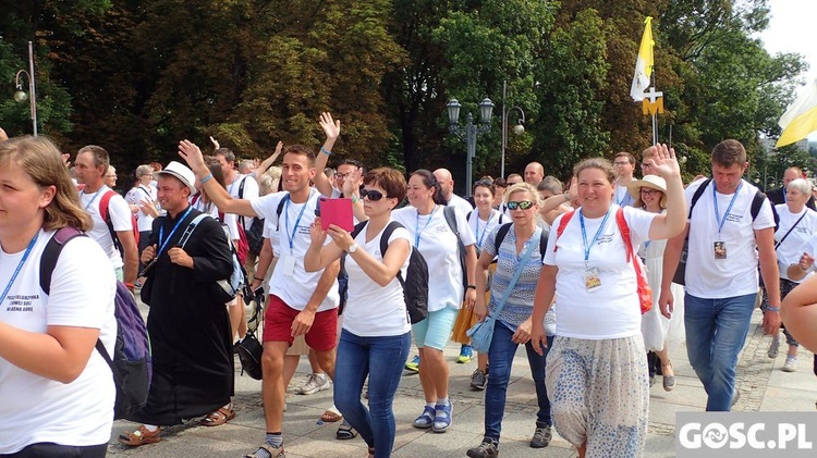 Zakończenie pieszej pielgrzyki na Jasnej Górze