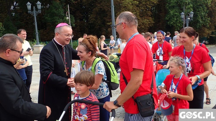 Zakończenie pieszej pielgrzyki na Jasnej Górze