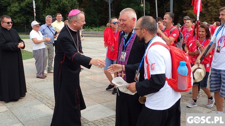 Zakończenie pieszej pielgrzyki na Jasnej Górze