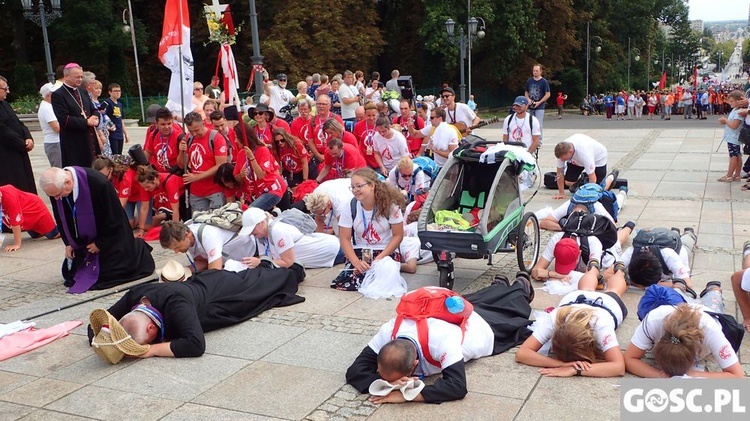 Zakończenie pieszej pielgrzyki na Jasnej Górze