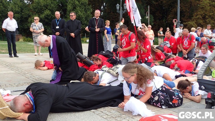 Zakończenie pieszej pielgrzyki na Jasnej Górze