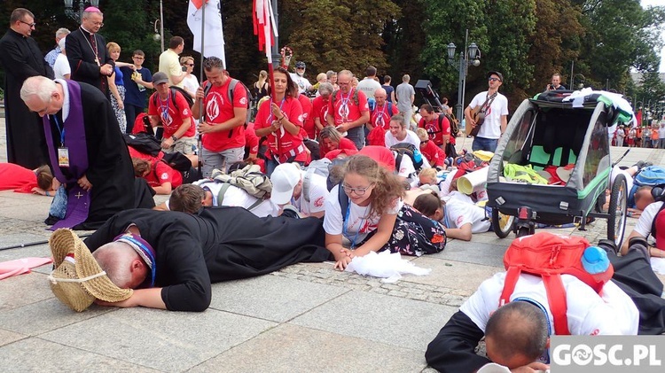 Zakończenie pieszej pielgrzyki na Jasnej Górze