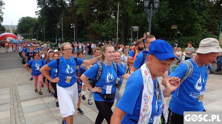 Zakończenie pieszej pielgrzyki na Jasnej Górze