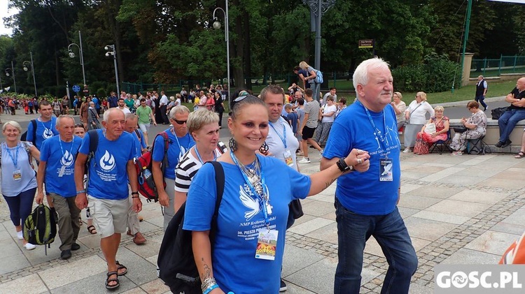 Zakończenie pieszej pielgrzyki na Jasnej Górze