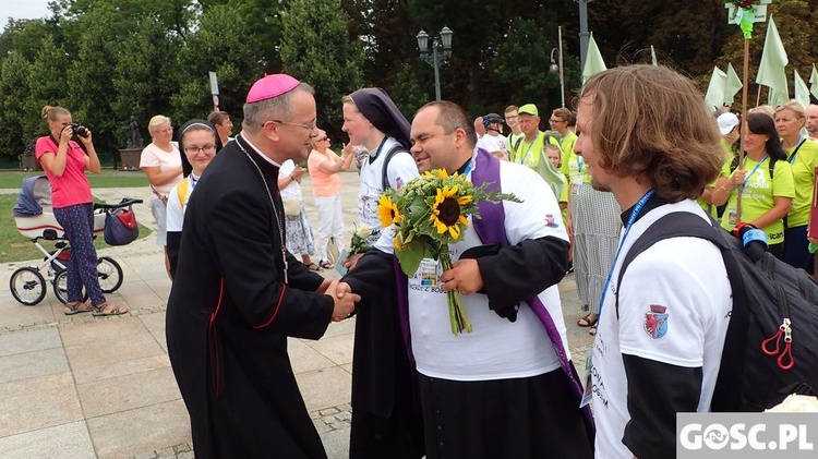 Zakończenie pieszej pielgrzyki na Jasnej Górze