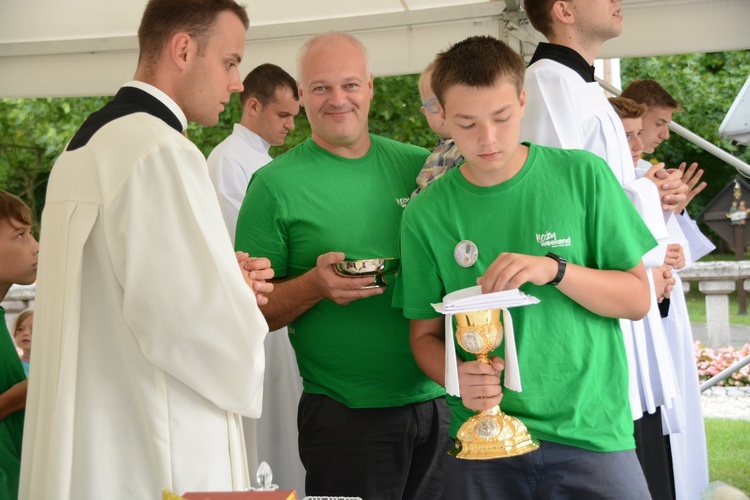 Pielgrzymkowa Eucharystia w Kamieniu Śląskim