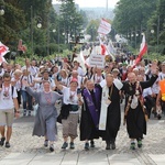 Wejście Pieszej Pielgrzymki na Jasną Górę