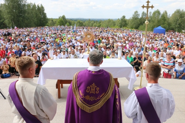 Pielgrzymi na Przeprośnej Górce