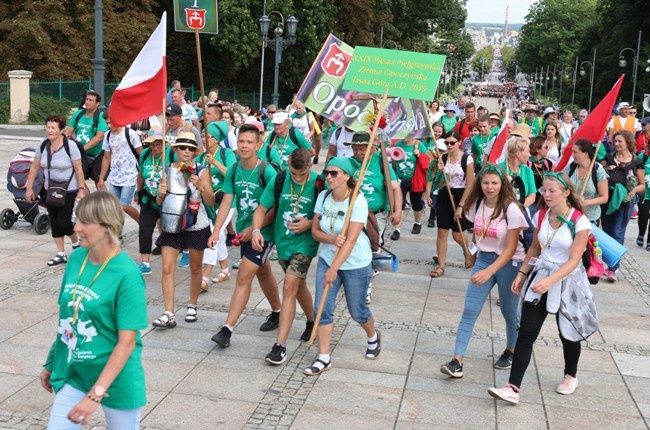 Pielgrzymka radomska - kolumna opoczyńska