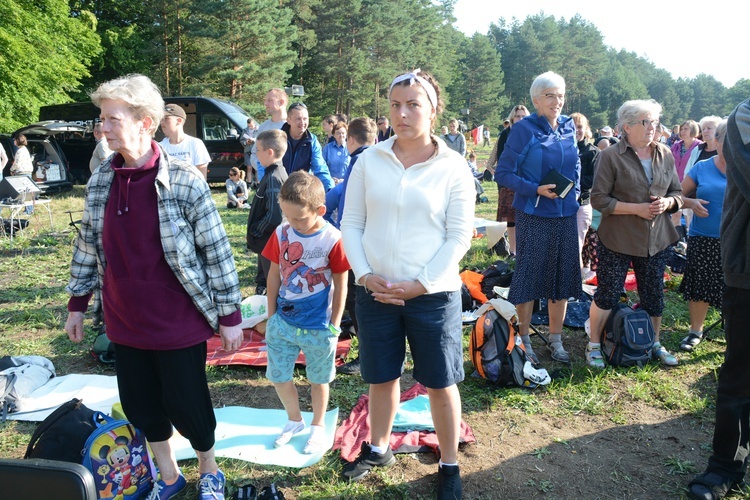 Poranek na polanie w Pietraszowie