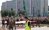 Katowice. Defilada "Wierni Polsce"