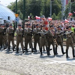 Katowice. Defilada "Wierni Polsce"