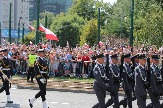 Katowice. Defilada "Wierni Polsce"