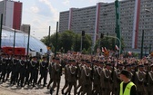 Katowice. Defilada "Wierni Polsce"