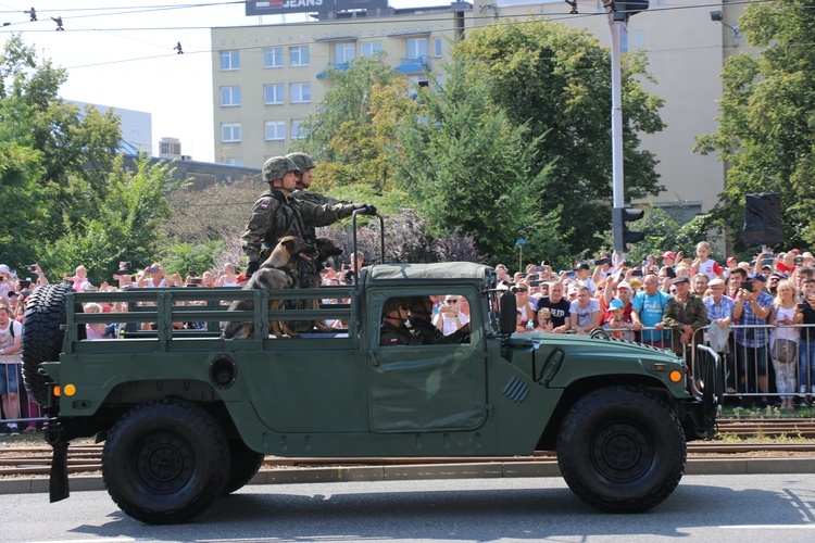 Katowice. Defilada "Wierni Polsce"