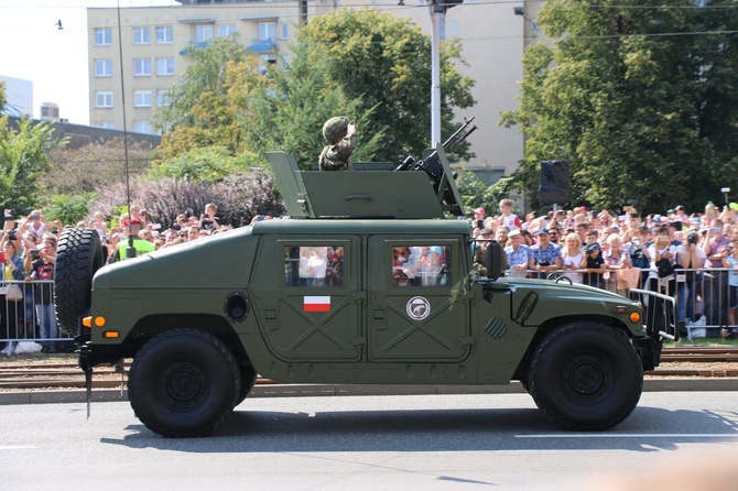 Katowice. Defilada "Wierni Polsce"